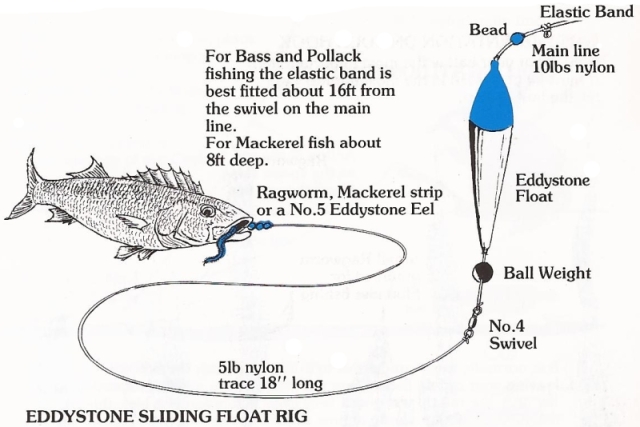 5x QUALITY Weighted Slide Bait Rigs - Live/dead bait sliding, BIG bait